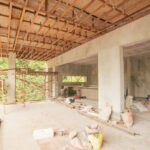 Building luxury villas in Amed with wooden ceiling of an outdoor balcony