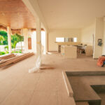 Internal living space under construction
